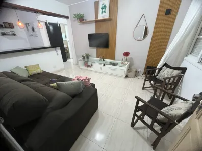 Apartamento com 2 Quartos para venda ou aluguel, 75m² no Jardim Las Palmas, Guarujá