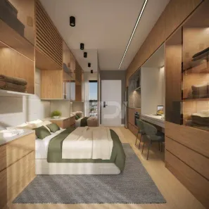 Apartamento com 1 Quarto à venda, 19m² no Centro, Curitiba