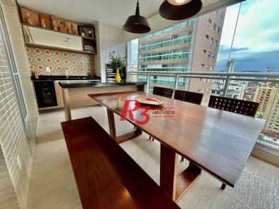 Apartamento com 3 Quartos à venda, 181m² no Gonzaga, Santos