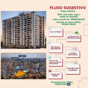 Apartamento com 2 Quartos à venda, 56m² no Quarta Parada, São Paulo
