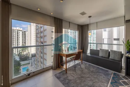 Apartamento com 1 Quarto à venda, 43m² no Santo Amaro, São Paulo