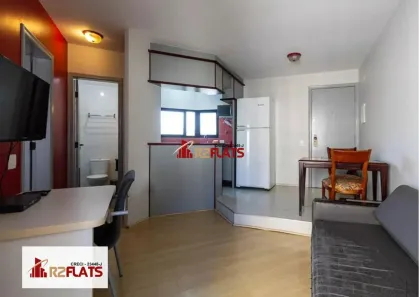 Flat com 1 Quarto para alugar, 36m² no Cerqueira César, São Paulo