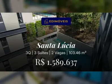 Apartamento com 3 Quartos à venda, 103m² no Santa Lúcia, Vitória