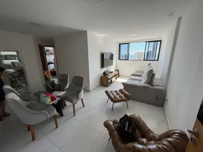 Apartamento com 3 Quartos para alugar, 72m² no Miramar, João Pessoa