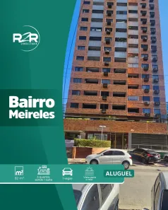 Apartamento com 3 Quartos para alugar, 83m² no Meireles, Fortaleza