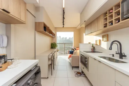 Apartamento com 1 Quarto à venda, 32m² no Jardim Caravelas, São Paulo