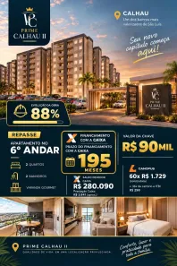 Apartamento com 2 Quartos à venda, 49m² no Vila Cafeteira, São José de Ribamar