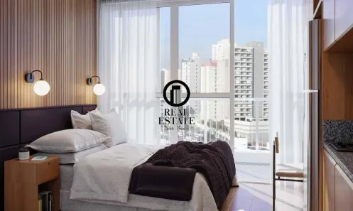 Apartamento com 1 Quarto à venda, 18m² no Santo Amaro, São Paulo