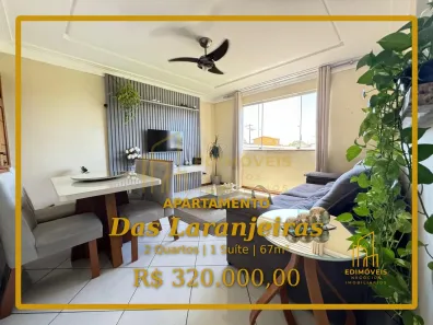 Apartamento com 2 Quartos à venda, 67m² no das Laranjeiras, Serra