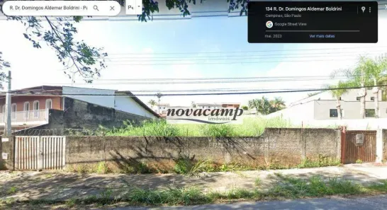 Lote/Terreno à venda, 585m² no Parque Nova Campinas, Campinas