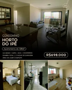 Apartamento com 3 Quartos à venda, 109m² no Jardins, Aracaju