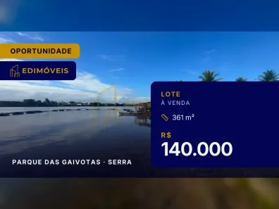 Lote/Terreno à venda, 361m² no Parque das Gaivotas, Serra