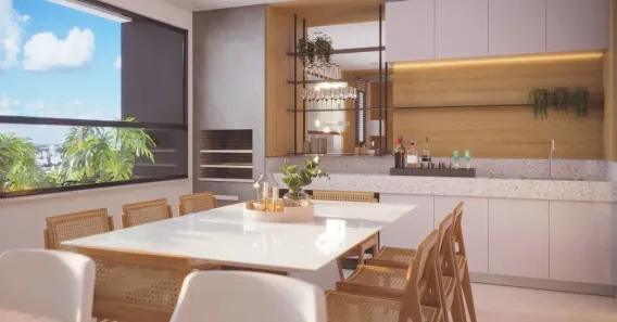 Apartamento com 3 Quartos à venda, 102m² no Santa Mônica, Uberlândia