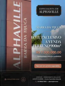 Lote/Terreno à venda, 900m² no Barra da Tijuca, Rio de Janeiro