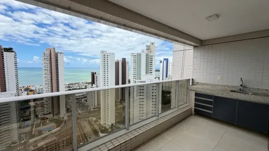 Apartamento com 3 Quartos para alugar, 92m² no Altiplano Cabo Branco, João Pessoa