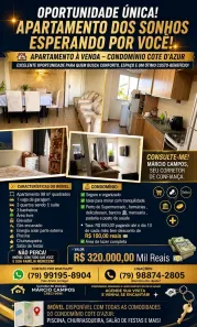Apartamento com 3 Quartos à venda, 98m² no Luzia, Aracaju