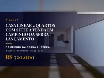 Casa com 2 Quartos à venda, 60m² no Campinho da Serra I, Serra