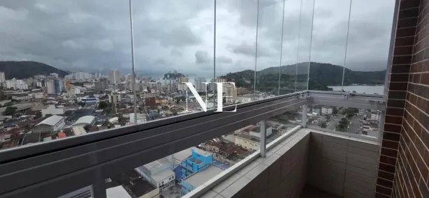 Apartamento com 2 Quartos para alugar, 56m² no Centro, São Vicente