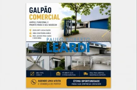 Galpão/Depósito/Armazém à venda, 2000m² no Lapa de Baixo, São Paulo