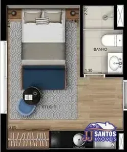 Apartamento com 1 Quarto à venda, 22m² no Belenzinho, São Paulo