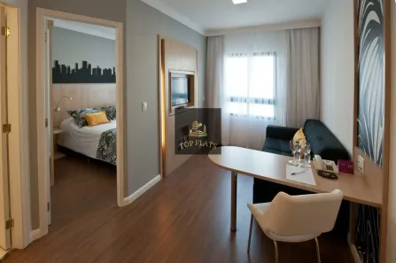 Flat com 1 Quarto para alugar, 30m² no Pinheiros, São Paulo
