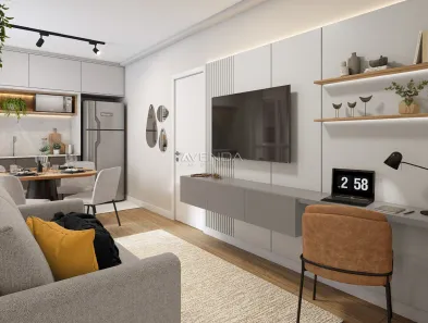 Apartamento com 2 Quartos à venda, 44m² no Jardim Amélia, Pinhais