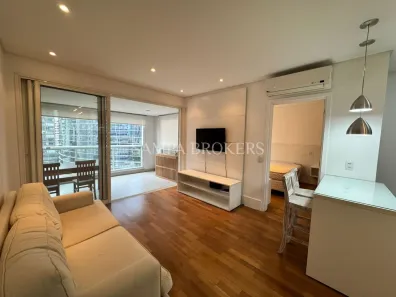Apartamento com 1 Quarto para alugar, 62m² no Itaim Bibi, São Paulo