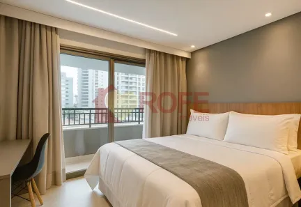 Apartamento com 1 Quarto à venda, 20m² no Santo Amaro, São Paulo