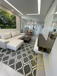 Apartamento com 3 Quartos para alugar, 125m² no Pompéia, Santos