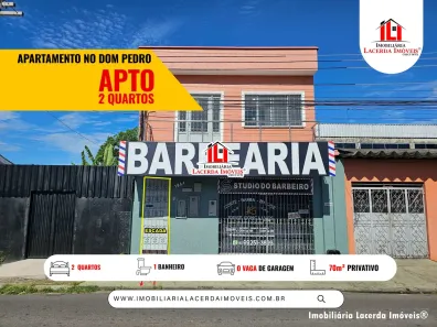 Apartamento com 2 Quartos para alugar, 70m² no Dom Pedro I, Manaus