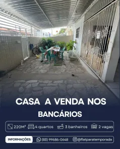 Casa com 4 Quartos à venda, 220m² no Jardim São Paulo, João Pessoa