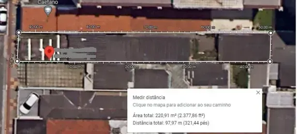 Lote/Terreno à venda, 220m² no Santo Antônio, São Caetano do Sul