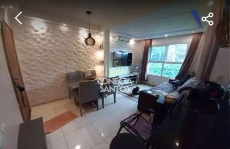 Apartamento com 2 Quartos à venda, 59m² no Vila Voturua, São Vicente