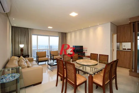 Apartamento com 2 Quartos para alugar, 103m² no Aparecida, Santos
