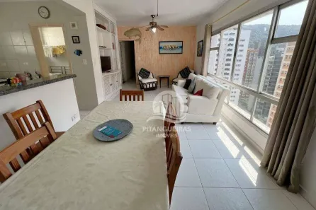 Apartamento com 4 Quartos para alugar, 104m² no Pitangueiras, Guarujá
