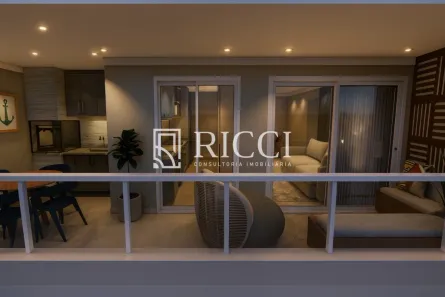 Apartamento com 2 Quartos à venda, 74m² no Ponta da Praia, Santos