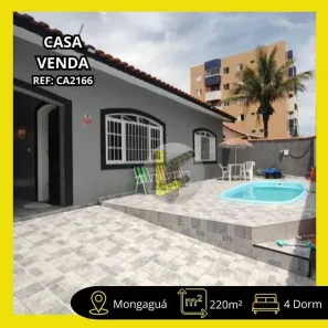 Casa com 4 Quartos à venda, 220m² no Itaoca, Mongaguá