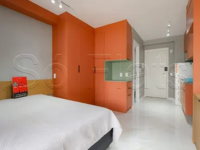 Apartamento com 1 Quarto para alugar, 26m² no Cerqueira César, São Paulo