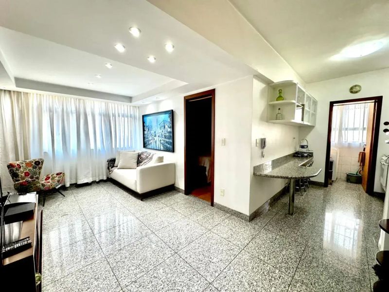 Apartamento com 1 quarto — Funcionários, Belo Horizonte