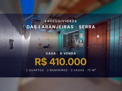 Casa com 2 Quartos à venda, 75m² no das Laranjeiras, Serra