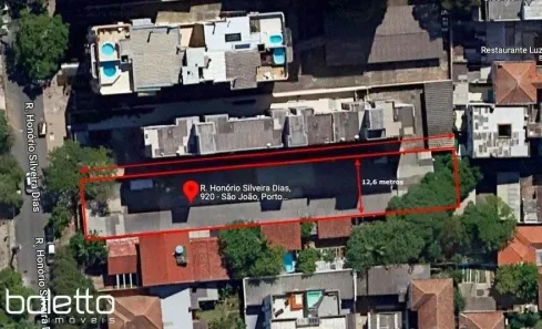 Lote/Terreno à venda, 995m² no São João, Porto Alegre