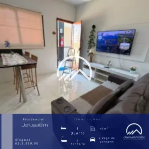 Flat com 1 Quarto para alugar, 45m² no Ponta Negra, Natal