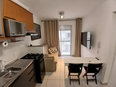 Apartamento com 2 Quartos para alugar, 35m² no Barra Funda, São Paulo