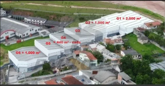 Galpão/Depósito/Armazém à venda, 2000m² no Laranjeiras, Caieiras