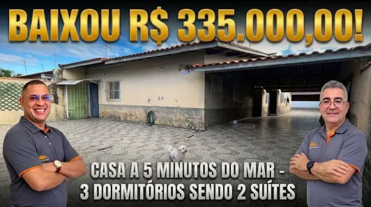 Casa com 3 Quartos à venda, 126m² no Bopiranga, Itanhaém