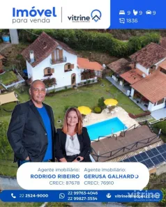 Casa com 9 Quartos à venda, 585m² no Mury, Nova Friburgo