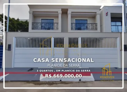 Casa com 3 Quartos à venda, 129m² no Planície da Serra, Serra