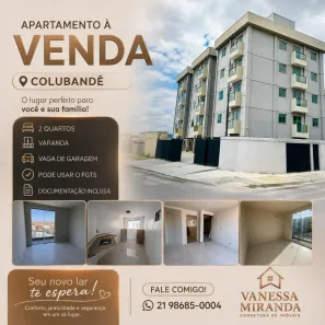 Apartamento com 2 Quartos à venda, 35m² no Colubande, São Gonçalo