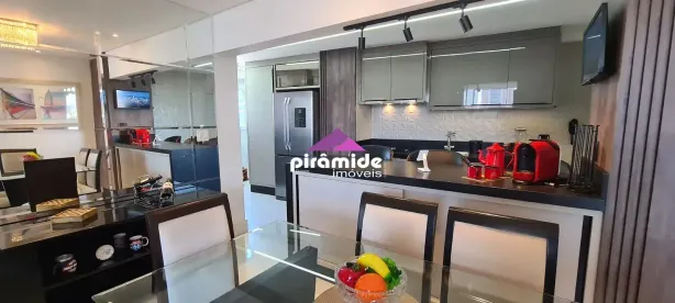 Apartamento com 4 Quartos para alugar, 115m² no Parque Residencial Aquarius, São José dos Campos