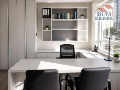 Sala Comercial para alugar, 82m² no Vila Gertrudes, São Paulo